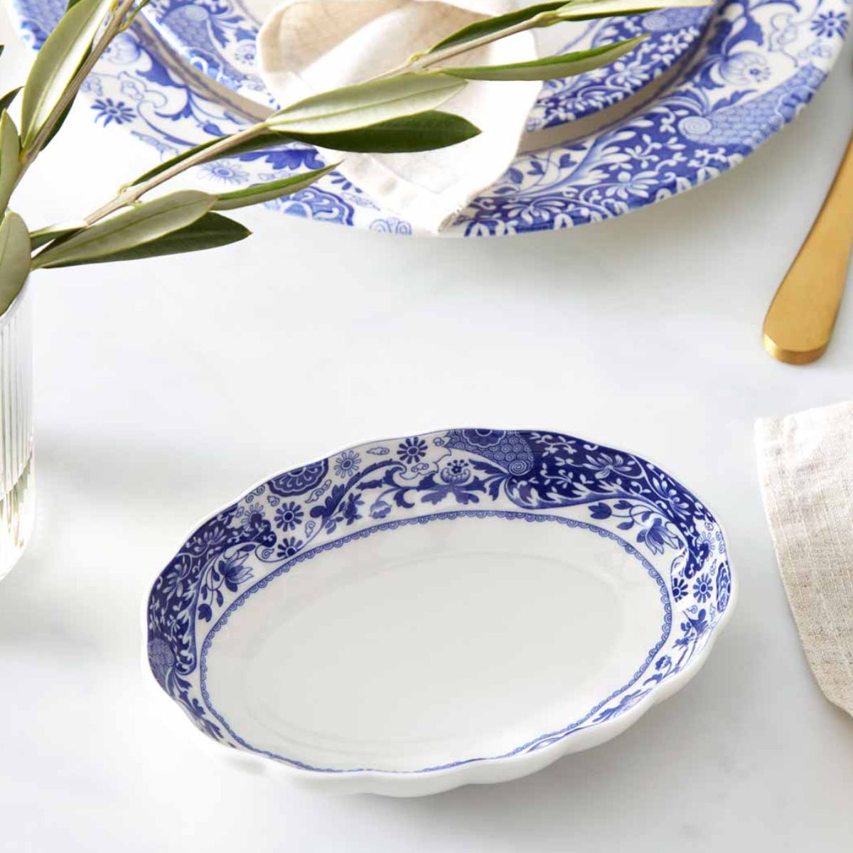 Brocato Oval Fluted Dish image number null